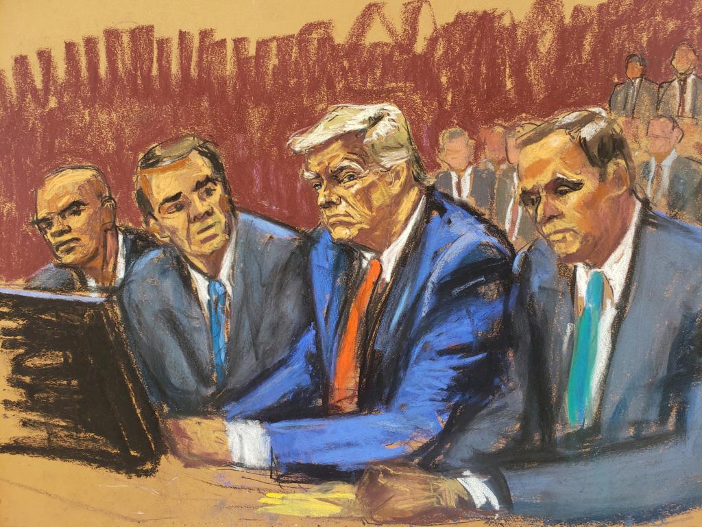 Former President Trump appears in court after getting hit with classified document charges.