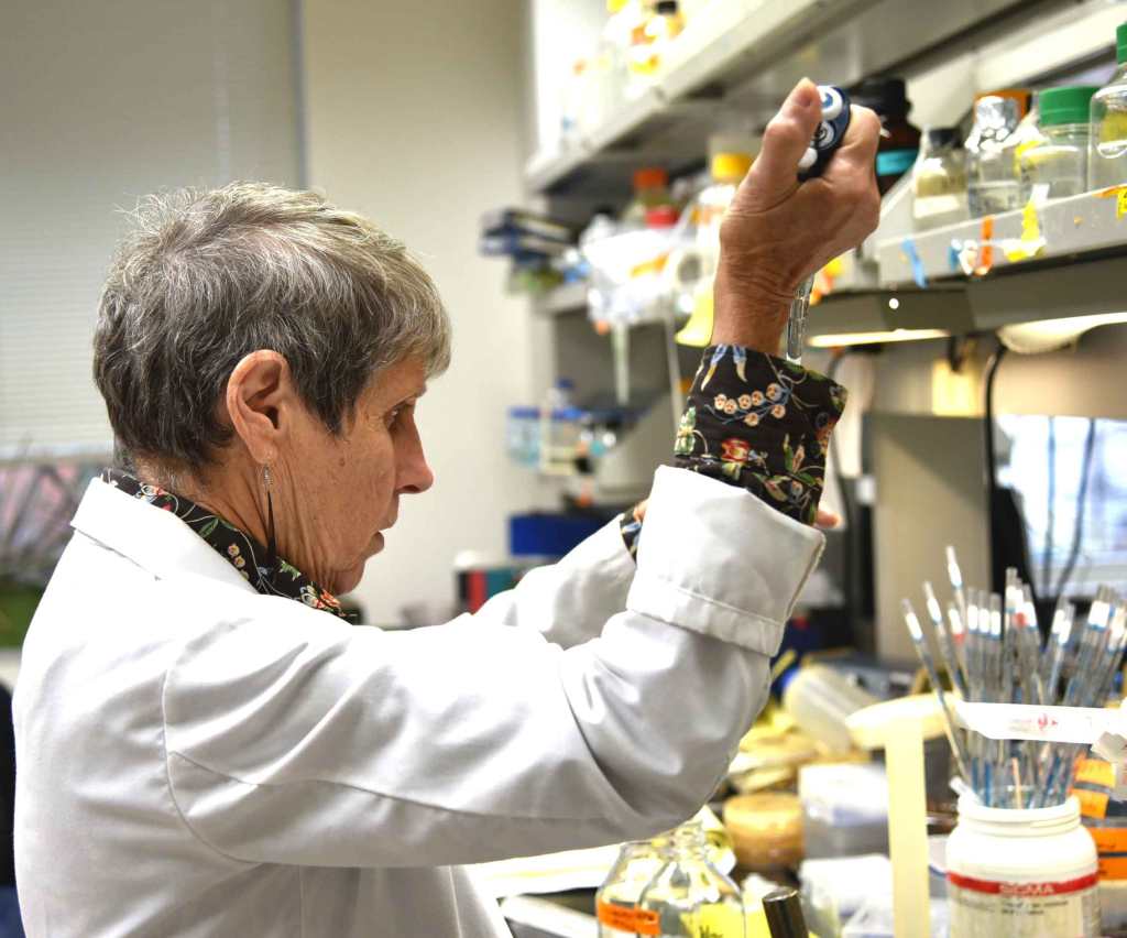 The 84-year-old is an assistant professor of biology at Rutgers University.