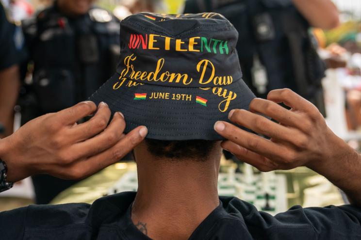 People across the country are celebrating Juneteenth, as it is now a federal holiday.