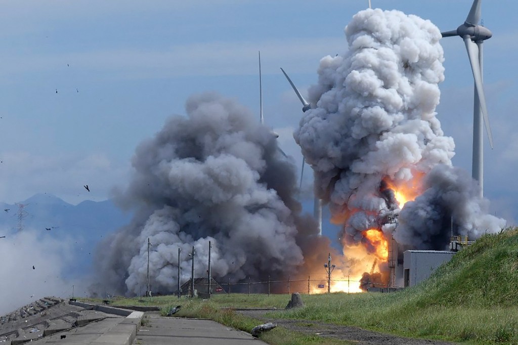 The explosion marks the latest in a series of failures that have deflated Japan's space ambitions. 