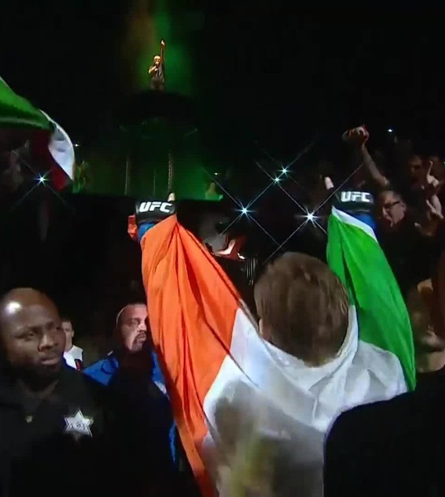 McGregor also shared a photo of him watching O'Connor perform.