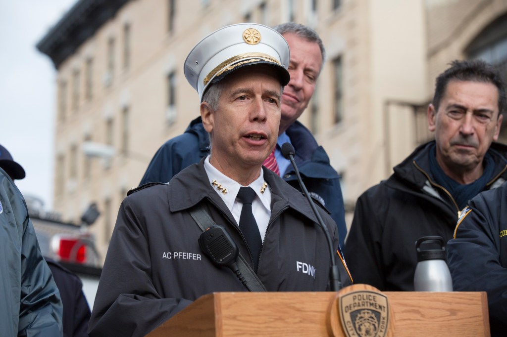 FDNY First Deputy Commissioner Joseph Pfeifer