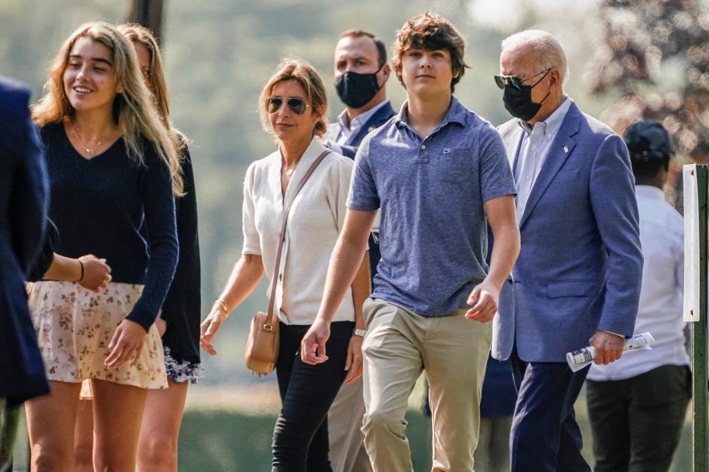 President Biden with some of his relatives