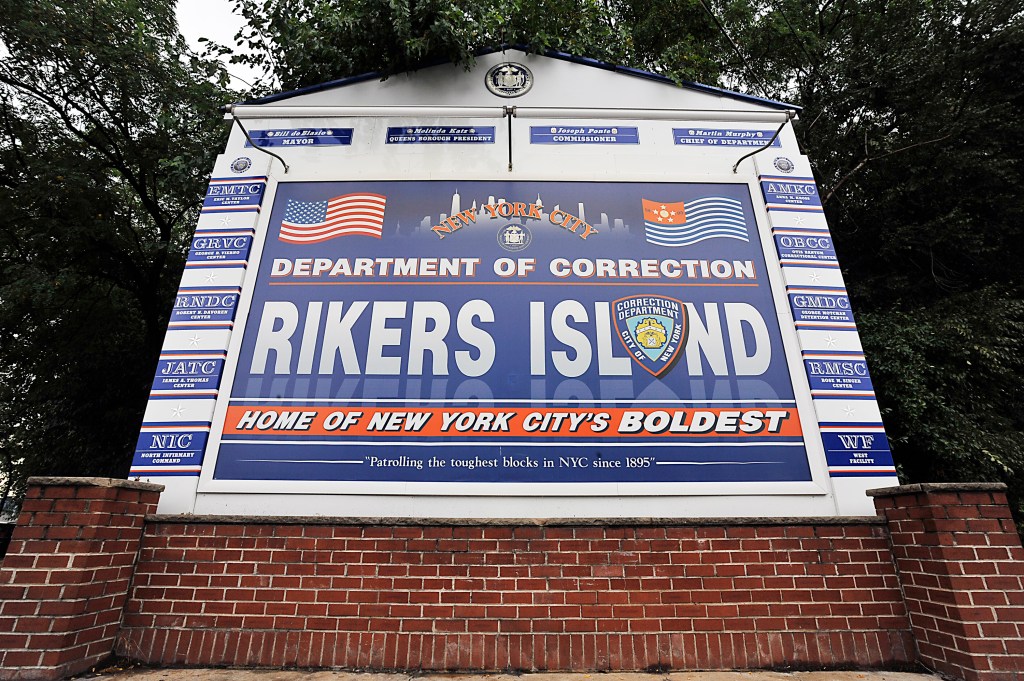 Rikers Island entrance