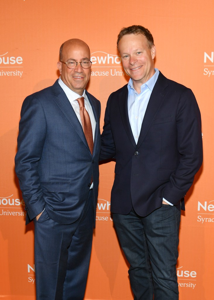 Former CNN bosses Jeff Zucker (left) and Chris Licht (right)