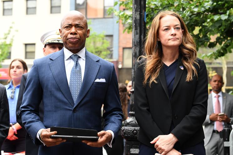 Mayor Eric Adams and FDNY Commissioner Laura Kavanagh