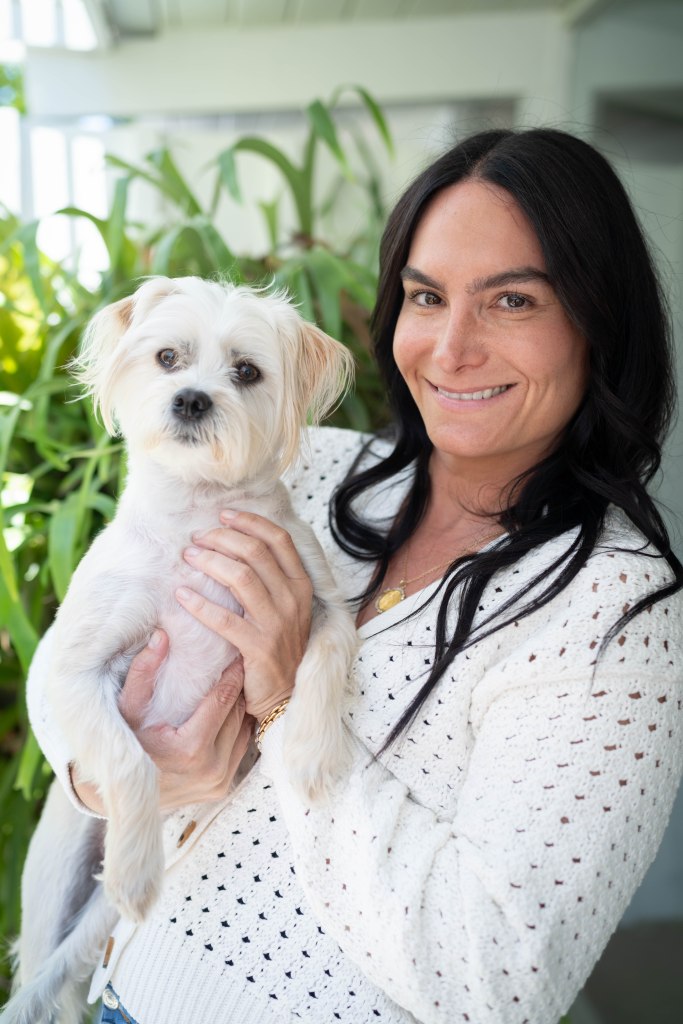 Rachel Charlupski, who runs a nannying business which covers dogs as well as humans