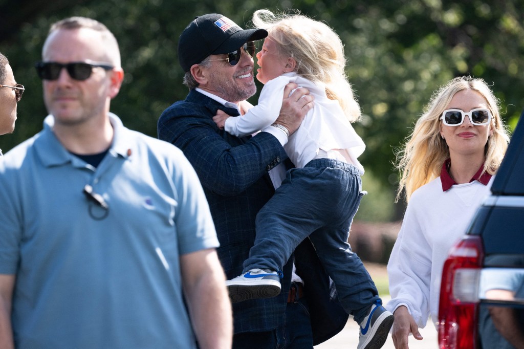 Hunter Biden, his son and wife.