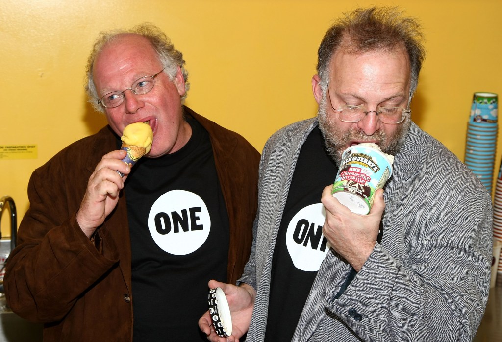 Ben & Jerry's co-founders Ben Cohen (left) and Jerry Greenfield sold their company to Unilever for $326 million.