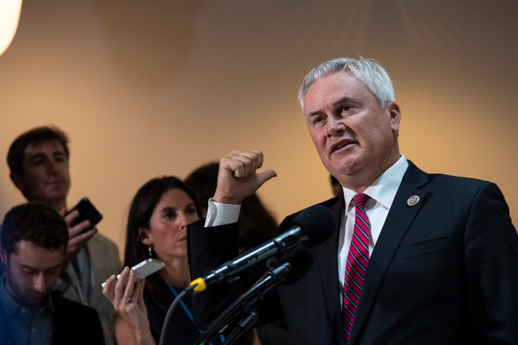 Oversight Committee Chairman James Comer (R-Ky.)