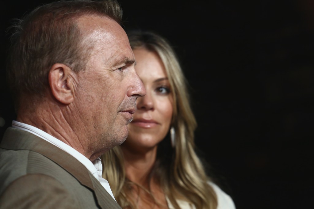 LOS ANGELES, CALIFORNIA - MAY 30: Kevin Costner and Christine Baumgartner attend the Premiere Party For Paramount Network's "Yellowstone" Season 2 at Lombardi House on May 30, 2019 in Los Angeles, California. (Photo by Tommaso Boddi/Getty Images)