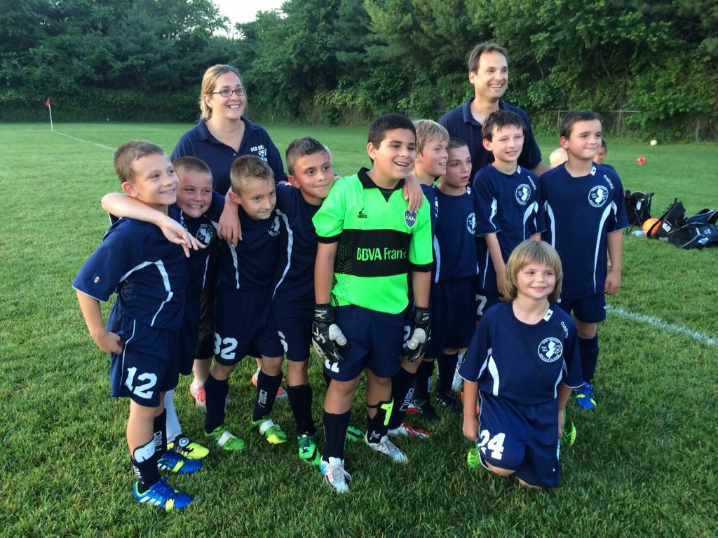 The couple was very involved in the league, which works to celebrate kids' soccer in Old Bridge, New Jersey. 