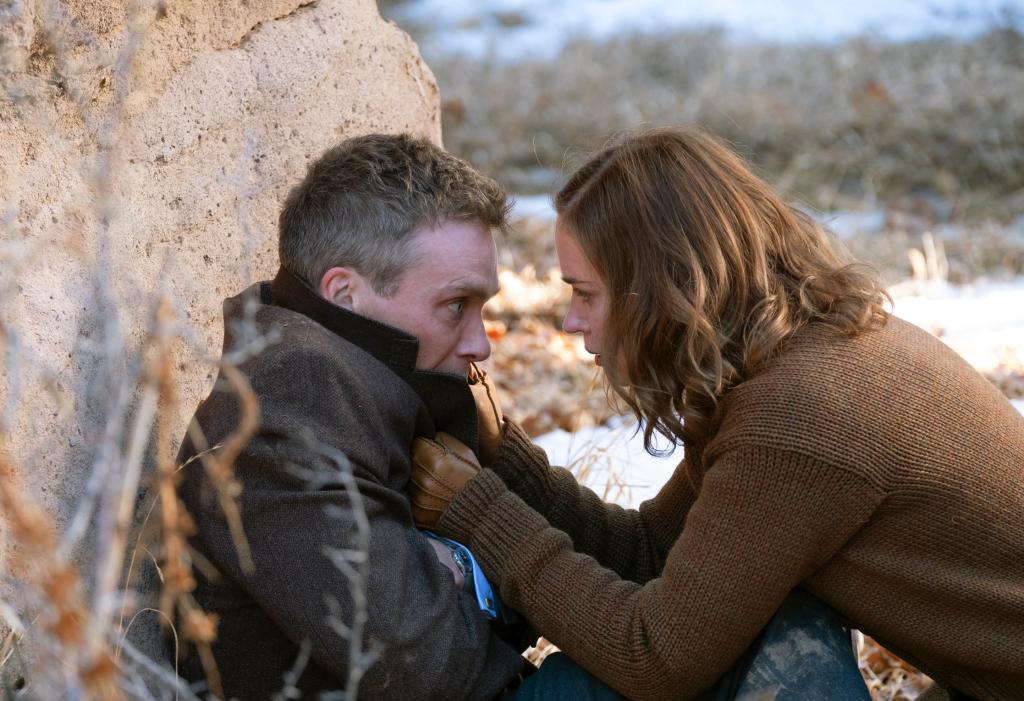 Emily Blunt and Matt Damon in "Oppenheimer."