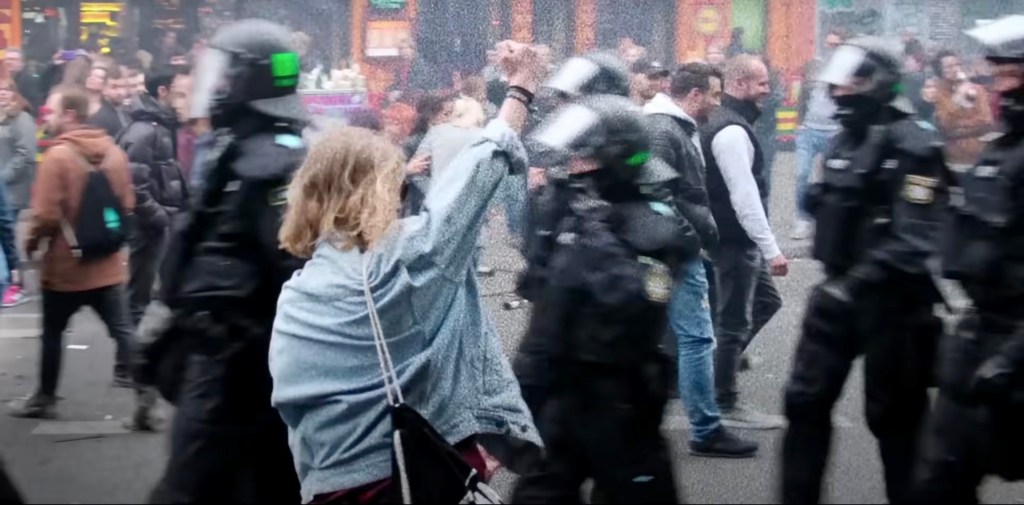 Still from the music video for "Try That in a Small Town" by Jason Aldean

