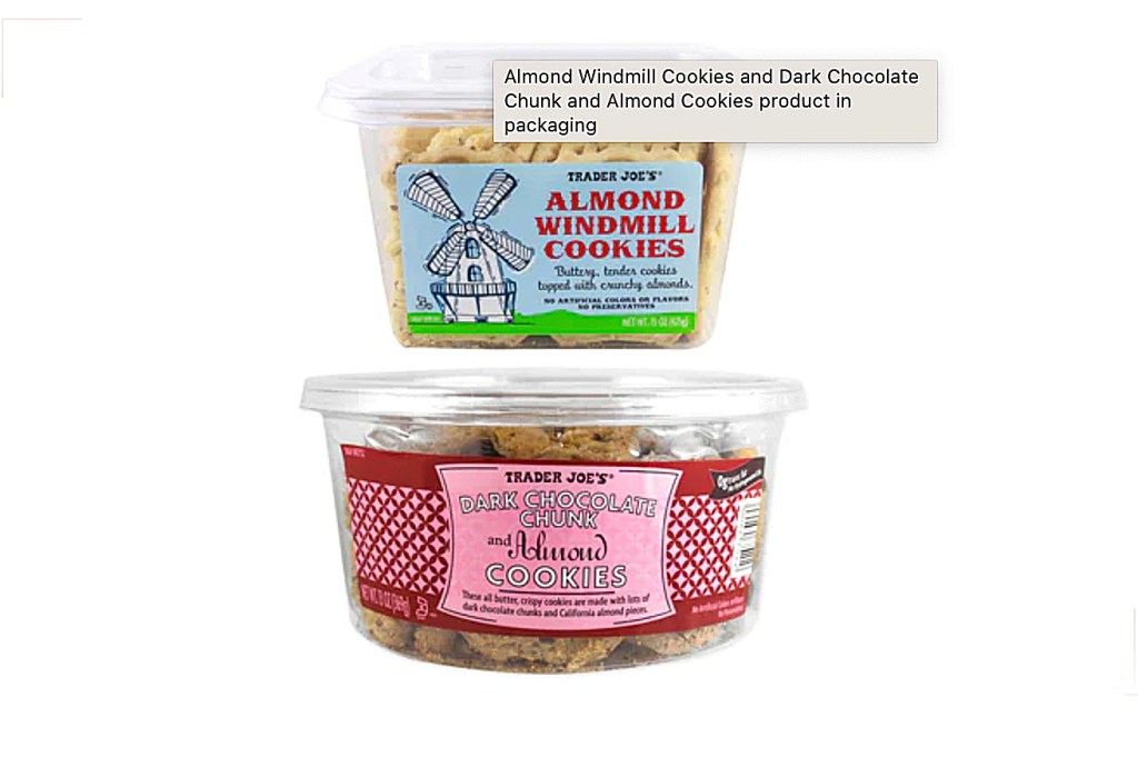 Trader Joe's almond cookies.