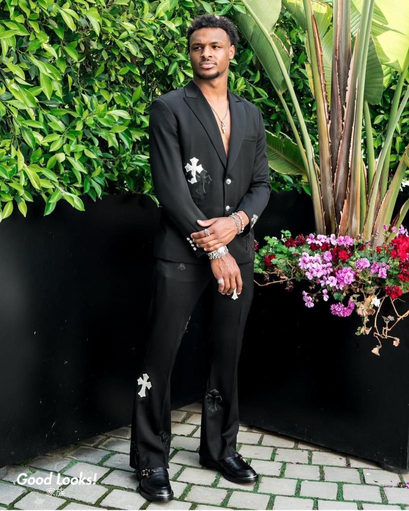 Lebron Bronny James Jr. is seen at his prom.