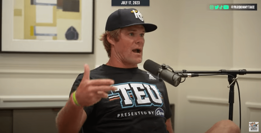 greg olsen on barstool sports' pardon my take