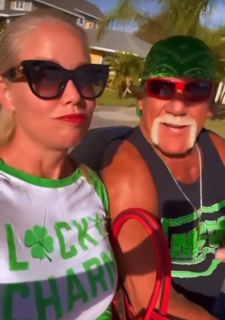 The ex-wrestler told the outlet that he's fallen in love with Daily's three children.