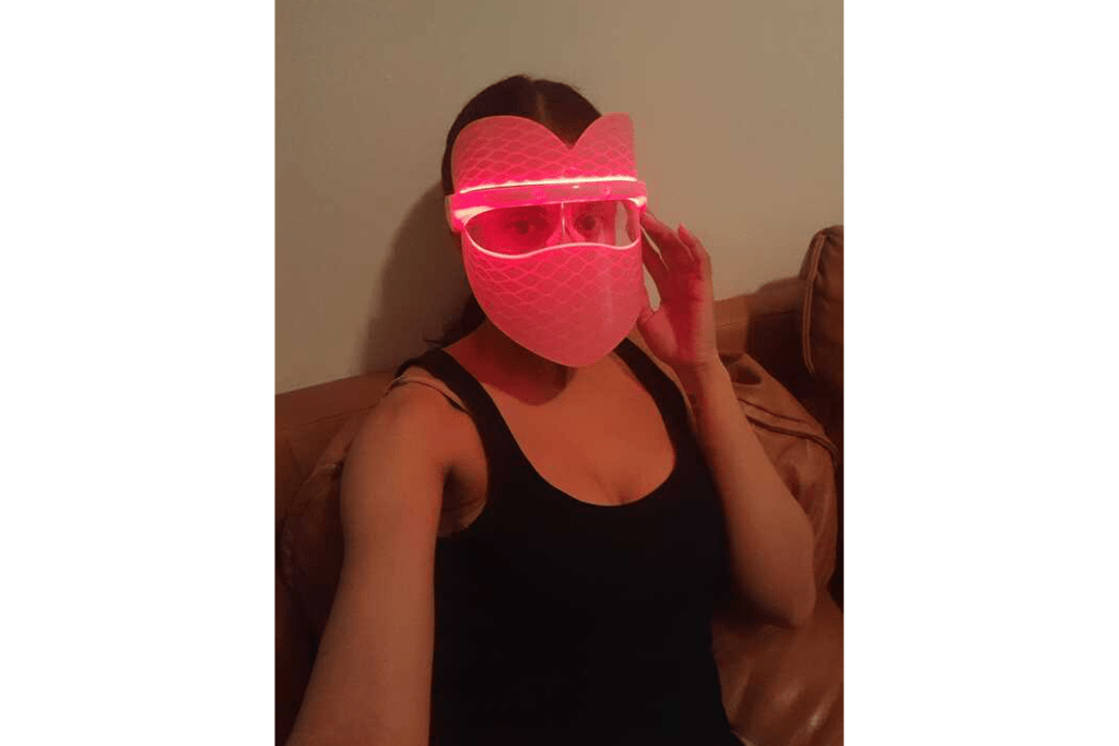 Skin Gym Pink LED Face Mask