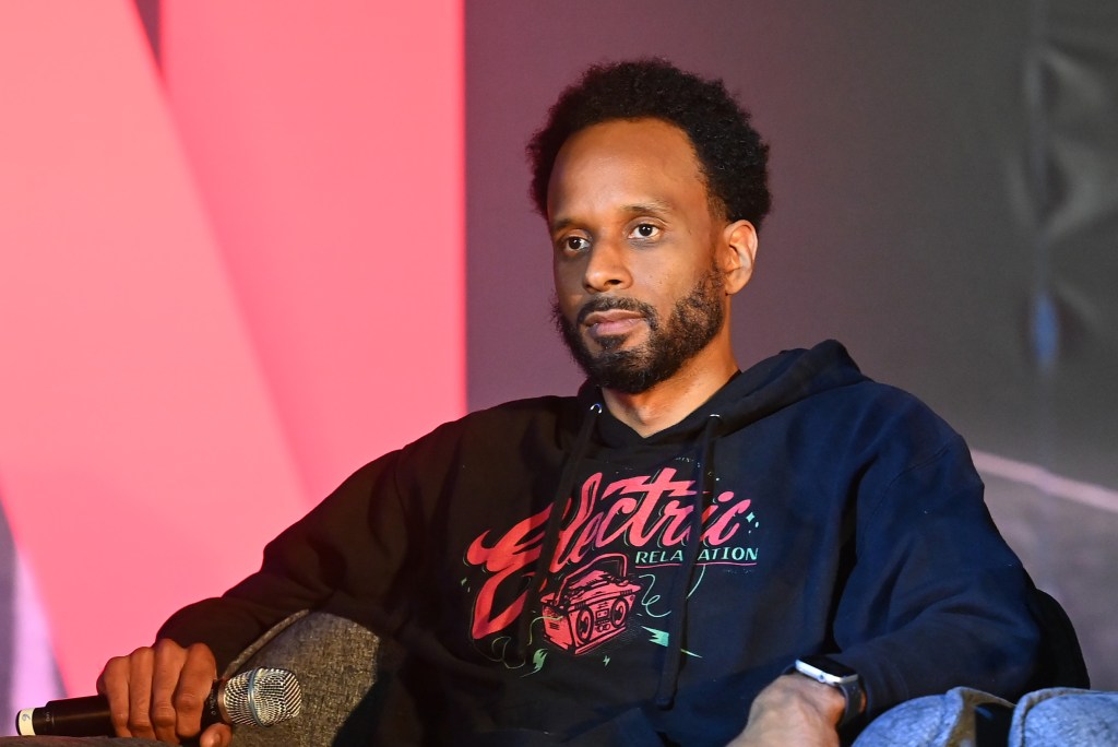 Bomani Jones onstage during  "Colin In Black And White"