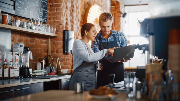 Cafe employees review the fair debt collection act