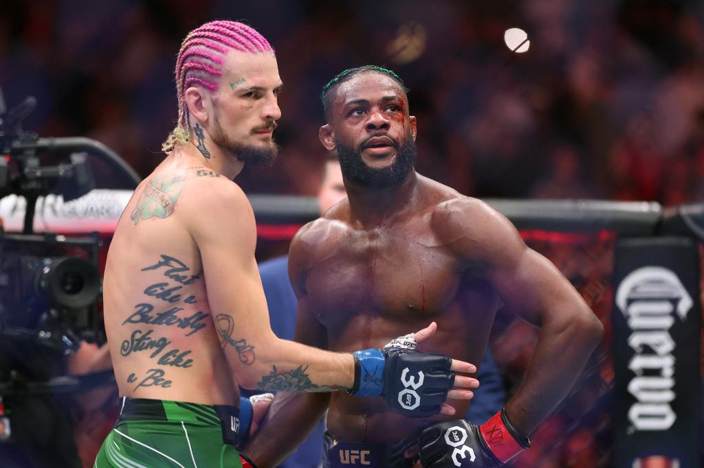 Aljamain Sterling, of Long Island, had his run of three consecutive UFC title defenses snapped in Boston.