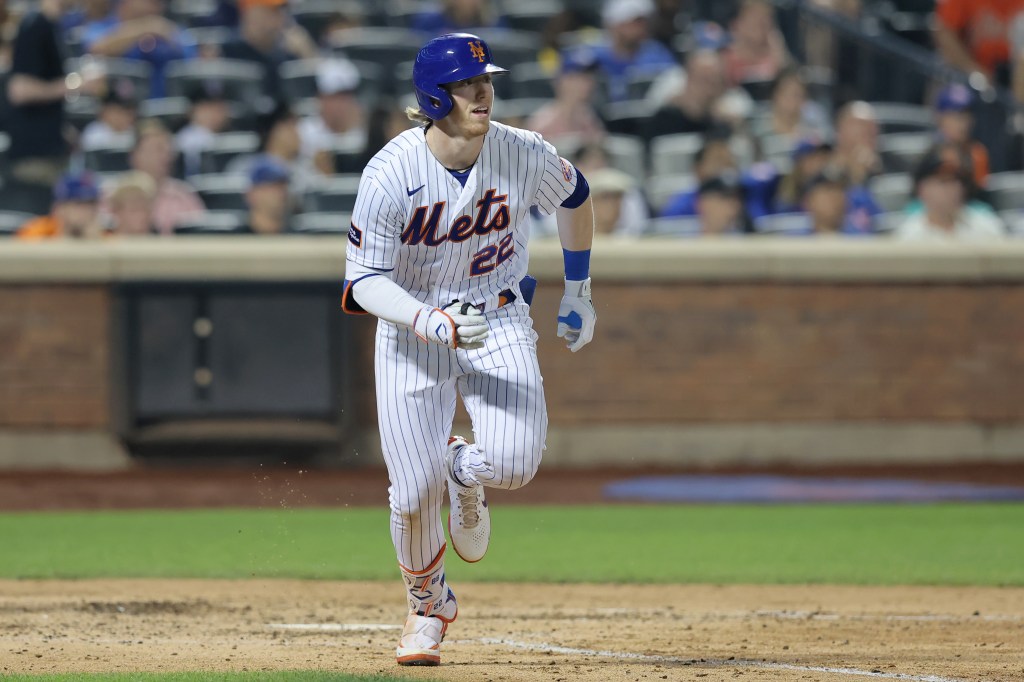 Brett Baty hit just .216 in 86 games with the Mets this season.