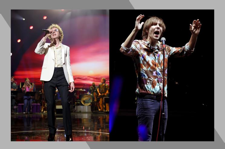 Beck (L) and Phoenix's Thomas Mars are headlining together on their 'Summer Odyssey Tour.'