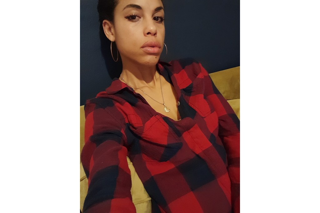 Holly Coley wearing a flannel.