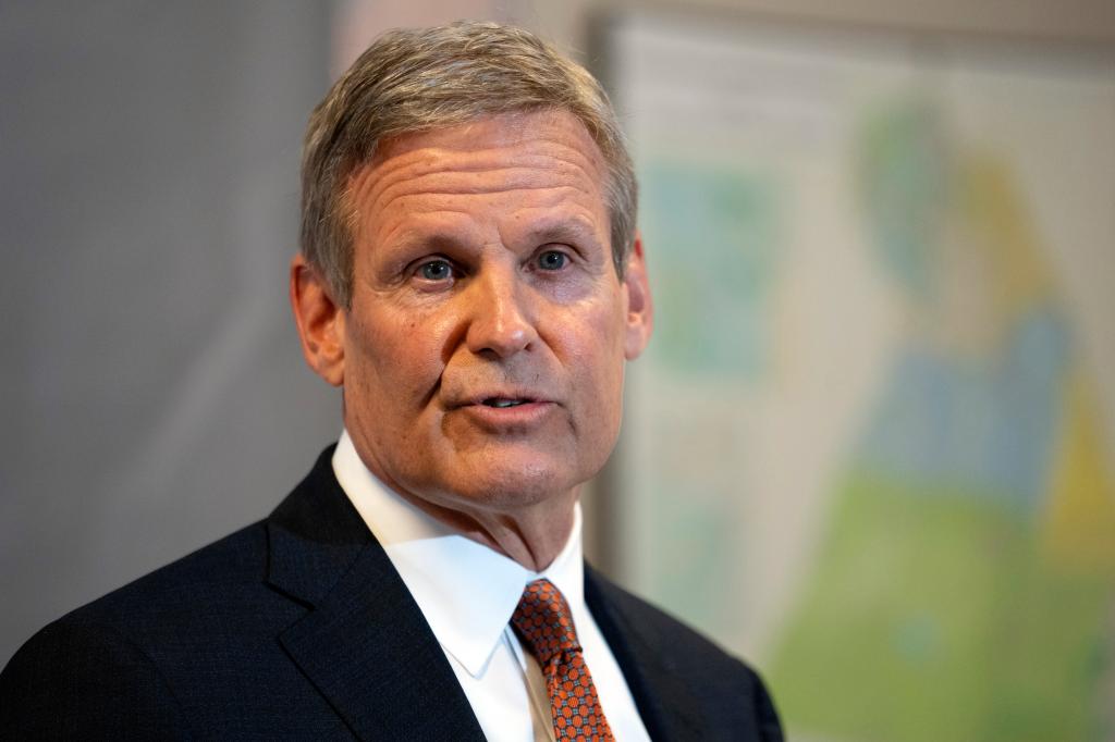 Ramaswamy railed against Gov. Bill Lee, pictured, and local and federal law enforcement Wednesday.