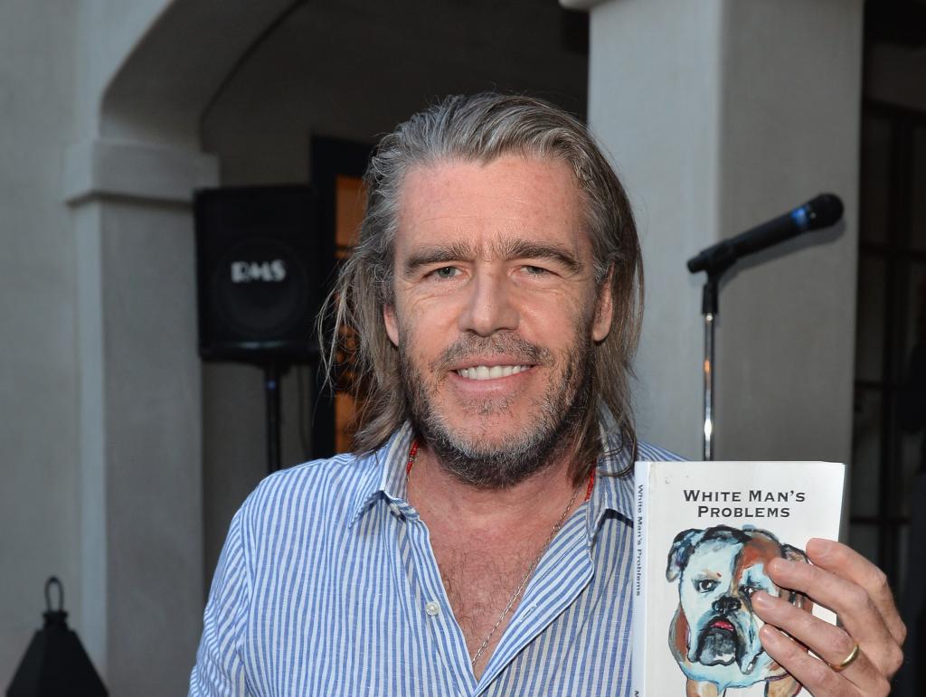 Kevin Morris with his 2016 book, "White Man's Problems."