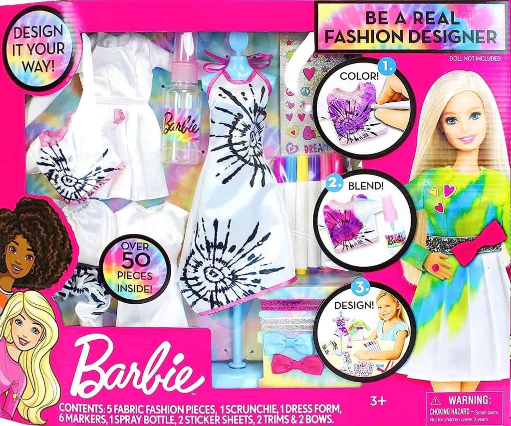 A Barbie Tye-Dye arts and crafts kit by Tara Toys.