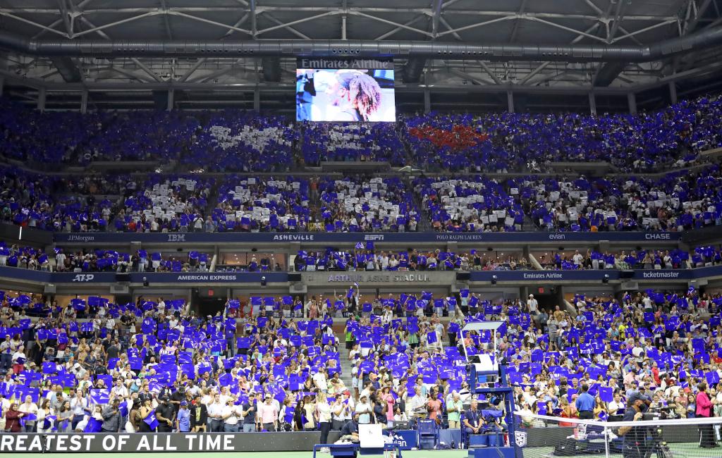 Arthur Ashe Stadium crowd