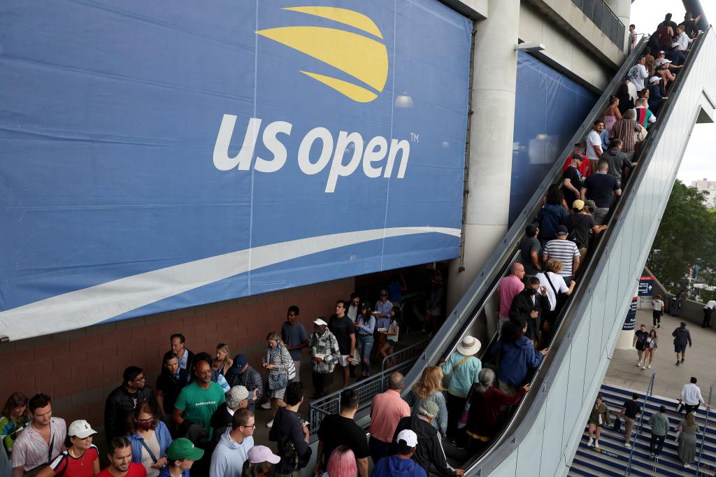 US Open crowd