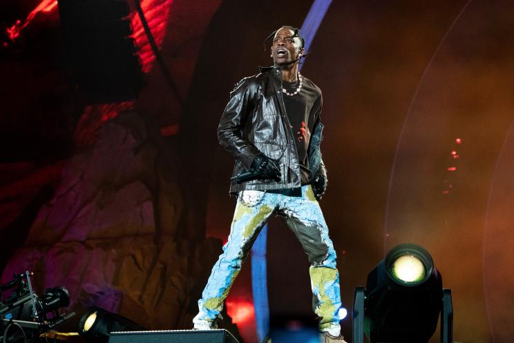 Travis Scott performs at Day 1 of the Astroworld Music Festival