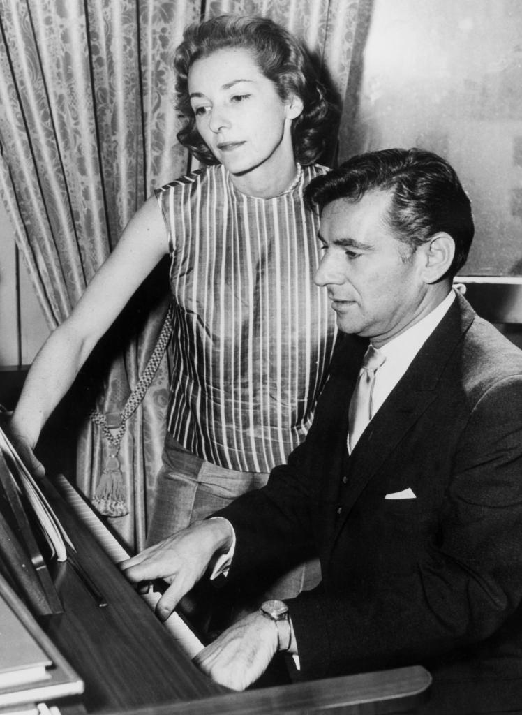 Leonard Bernstein and his wife