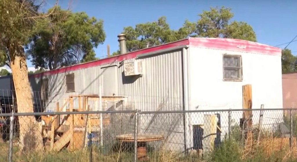 Colorado trailer where Crouch was found behind a false wall.