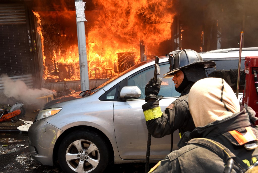 Three children and 10 firefighters were injured by two separate fires in Brooklyn on August 20, 2023.