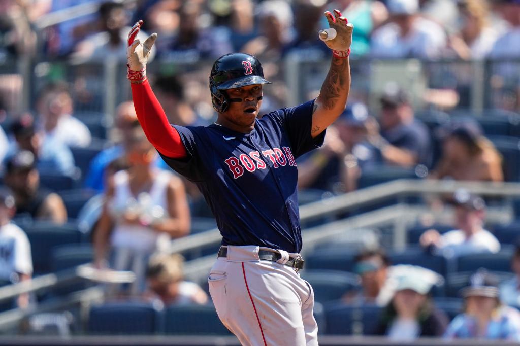 Boston Red Sox's Rafael Devers.