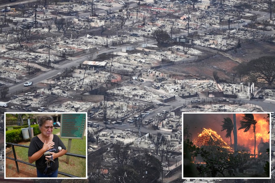 Harrowing photos capture Maui wildfire devastation