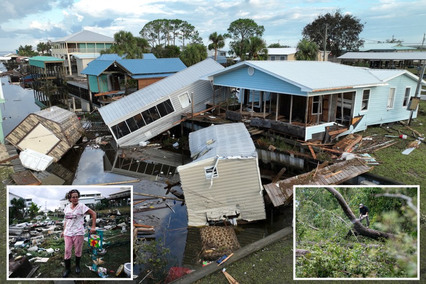 Photos show the destruction left by Hurricane Idalia as it bashes Florida