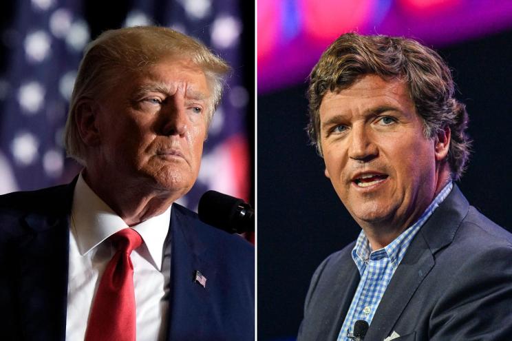 Tucker Carlson gave Trump “the same softball treatment on the subject of his four indictments,” gripes Reason’s Jacob Sullum.