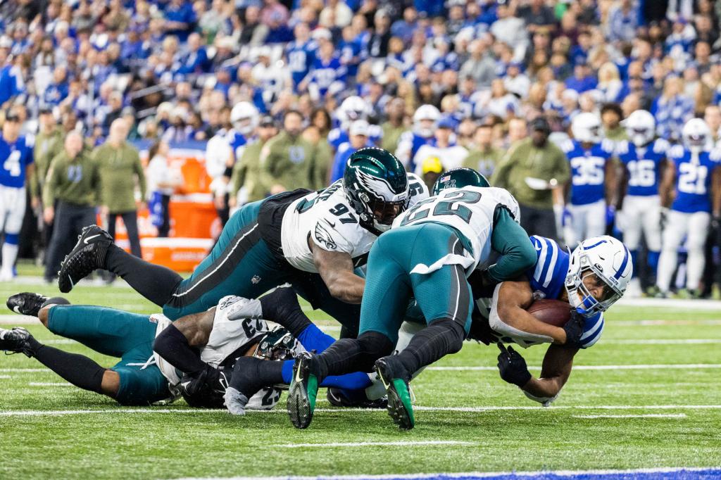 Taylor is a strong back when he's on the field.