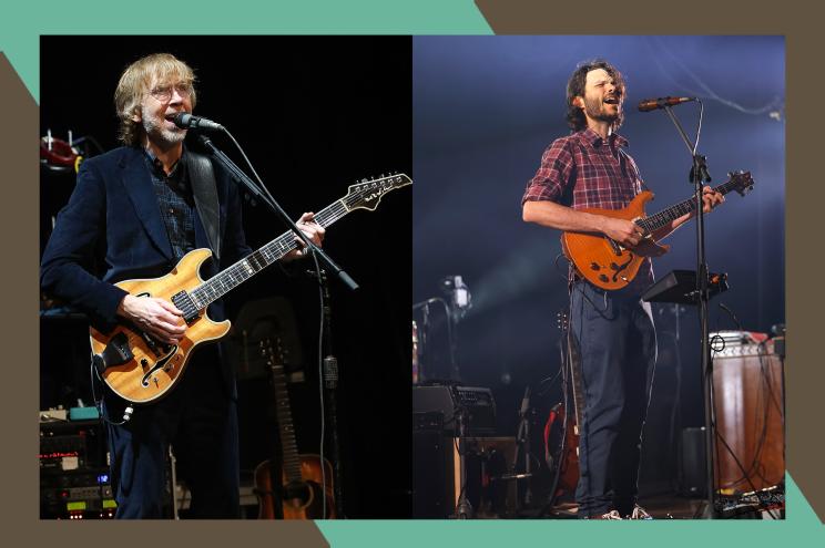 Trey Anastasio (L) and Goose's Rick Mitarotonda headline the 2023 Borderland Festival.