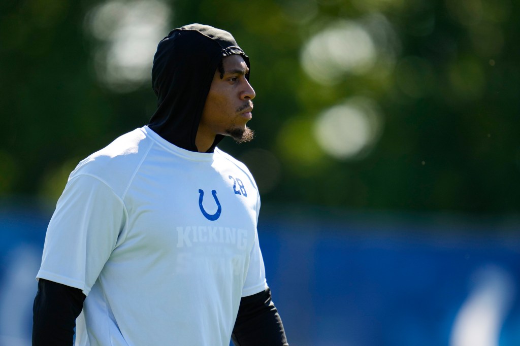 Jonathan Taylor has been in a dispute with the Colts since the offseason.