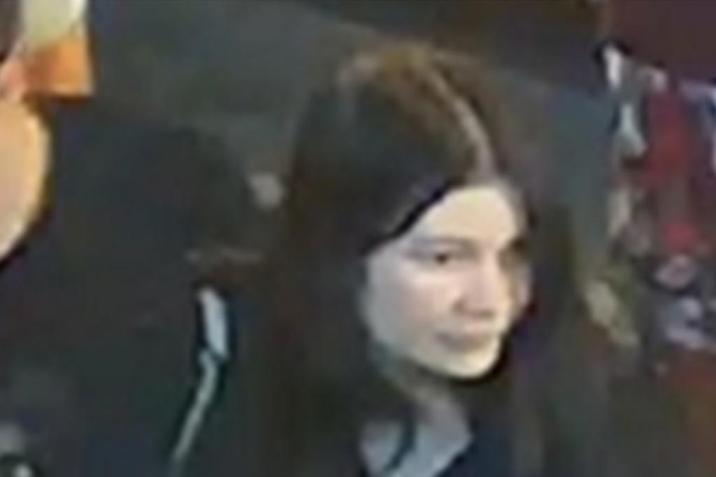 Close-up of suspect's face