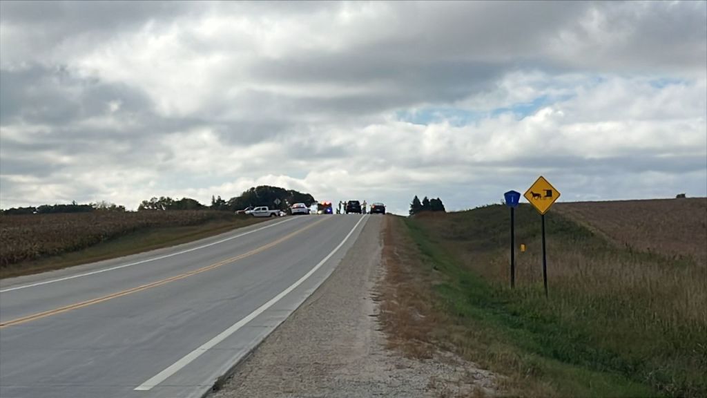 A car crash with an Amish buggy left two dead and two others injured in Sumner Township, Minnesota. 