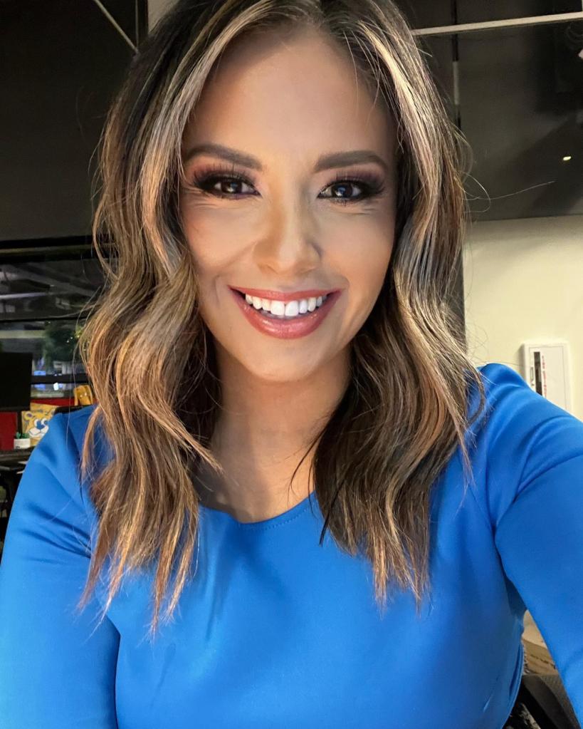 Daniela Guzman, who anchors the weekday evening edition of the local news on KPRC 2 in Houston, fractured a bone in her left leg.