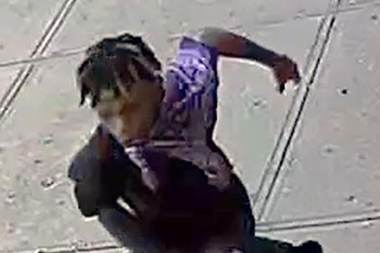 Cops are seeking this man for assaulting a man and stealing his car at gunpoint.