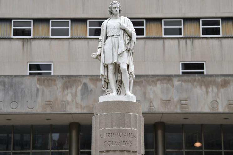 The New York City Council has advanced a bill that would remove historical figures like Christopher Columbus and George Washington from city property.